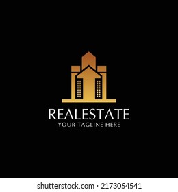 Realestate logo design icon template