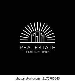 Realestate template logo design icon 