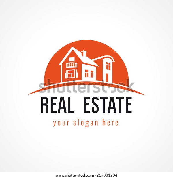 Vector De Stock Libre De Regalias Sobre Logo Vectorial Inmobiliario Casa En Venta 217831204