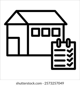 Realestatechecklist Icon Element For Design