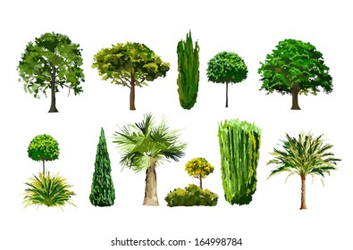realictic tree set