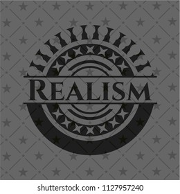 Realism dark badge