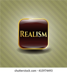 Realism shiny badge