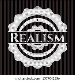 Realism silver emblem
