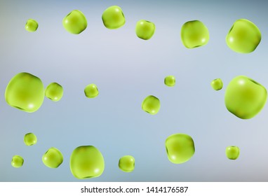 Realistic 3d apples. Detailed 3d Illustration Isolated On White. Design Element For Web Or Print Packaging. Vector Illustration. 
