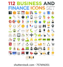 Realistic 3d Business And Finance Vector Icons Set On White Background