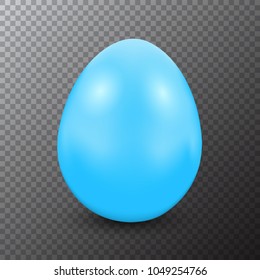 Realistic 3d egg . Happy Easter symbol