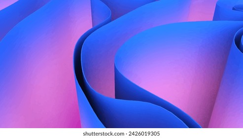 Realistic 3d folds background vector design in eps 10