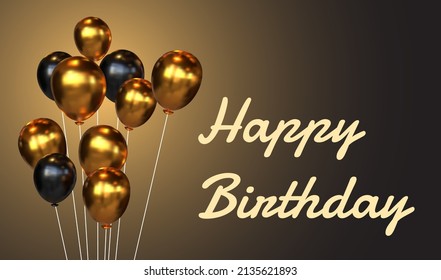 realistic 3d mesh vector balloons, for party or birthday ornaments