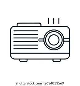 Realistic 3D Render of Modern Projector