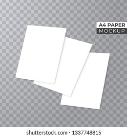 Realistic 3D stacks paper mockup
