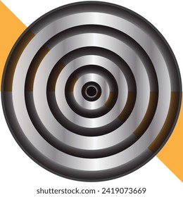 Realistic 3d target game, vector target game and arrows, our mission, company's goals