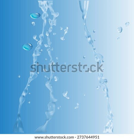 . Realistic 3d vector dark background with transparent rain droplets. Wet window with dew bubbles. Fresh moisture bg with spray condensation waterdrop pattern
