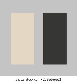 Realistic a4 paper frame template on transparent background. Isolated black and white brochure poster mock up set