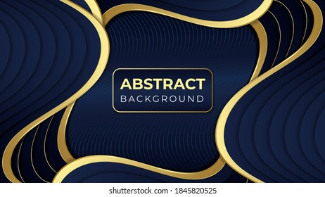 Realistic Abstract background with golden effect
