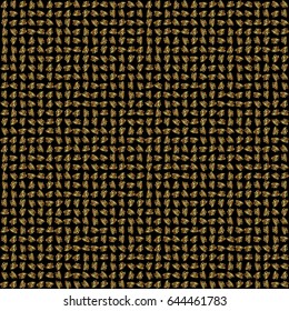 Realistic abstract golden seamless pattern. Elegant light and shine vector template on black background. Vector golden gradient seamless texture. Metallic elements for frame, ribbon, banner, mandalas.