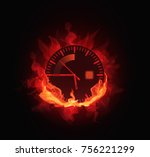 Realistic abstract illustration which symbolizing that the time is ripe for making a decision, deadline coming, hurry up!