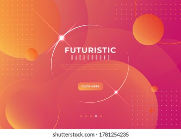 Afiche descriptivo realista con formas fluidas sobre fondo colorido