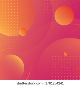 Afiche descriptivo realista con formas fluidas sobre fondo colorido