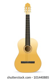 realistic acoustic guitar