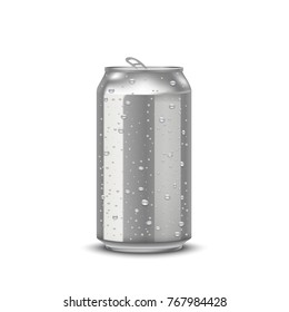 realistic aluminum cans