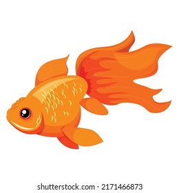 Realistic Aquarium Fish Vector Illustration