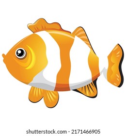 Realistic Aquarium Fish Vector Illustration