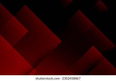 Realistic ark red modern background for design. With minimal geometric shape. Diagonal stroke lines. Gradient. Abstract red and black background.