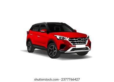 Realistic Automotive, Car vector illustration.