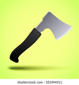 Realistic axe isolated. Vector illustration