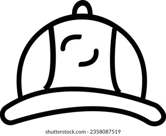 Realistic back front and side view black baseball cap isolated on white background vector