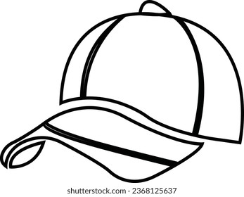 Realistic back front and side view black baseball cap isolated on white background vector