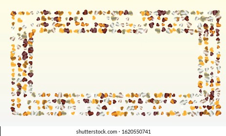 Realistic Background with Confetti of Glitter Particles. St. Valentine Day. Birthday pattern. Light Spots. Explosion of Confetti. Glitter Vector Illustration. Design for Banner.