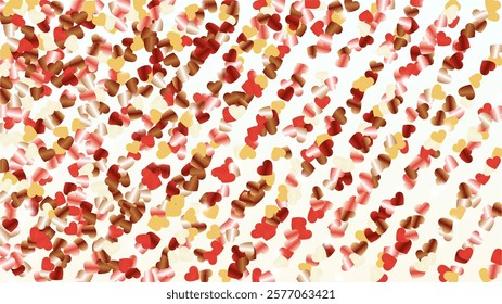 Realistic Background with Confetti of Glitter Particles. St. Valentine Day. New Year pattern. Light Spots. Explosion of Confetti. Glitter Vector Illustration. Design for Sale.