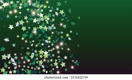 Realistic Background with Confetti of Glitter Star Particles. Sparkle Lights Texture. Party pattern. Light Spots. Star Dust. Christmass Design. Explosion of Confetti. Design for Sale.