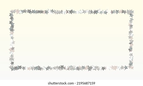 Realistic Background with Confetti of Glitter Star Particles. Sparkle Lights Texture. New Year pattern. Light Spots. Star Dust. Christmass Design. Explosion of Confetti. Design for Advertisement.