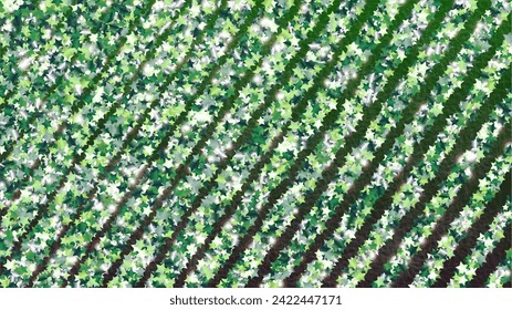 Realistic Background with Confetti of Glitter Star Particles. Sparkle Lights Texture. Birthday pattern. Light Spots. Star Dust. Christmass Design. Explosion of Confetti. Design for Advertisement.