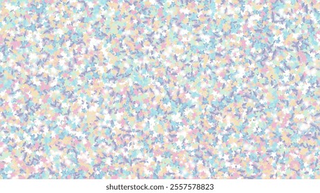 Realistic Background with Confetti of Glitter Star Particles. Sparkle Lights Texture. Christmas pattern. Light Spots. Star Dust. Christmass Design. Explosion of Confetti. Design for Invitation.