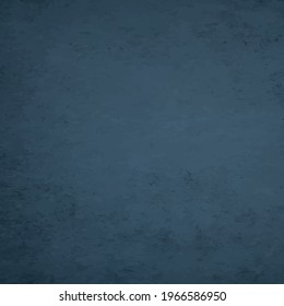 Realistic background, dark blue old wall - Vector illustration