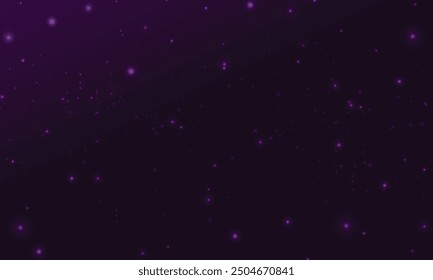 Realistic background. night sky with sparkling glowing stars.