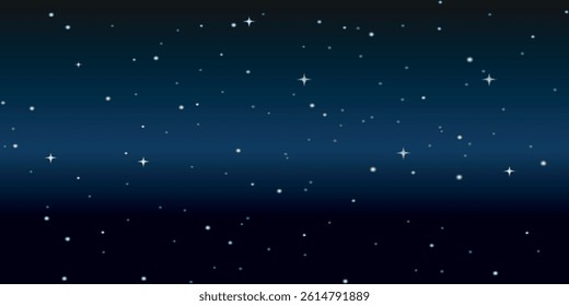 realistic background of the night starry sky