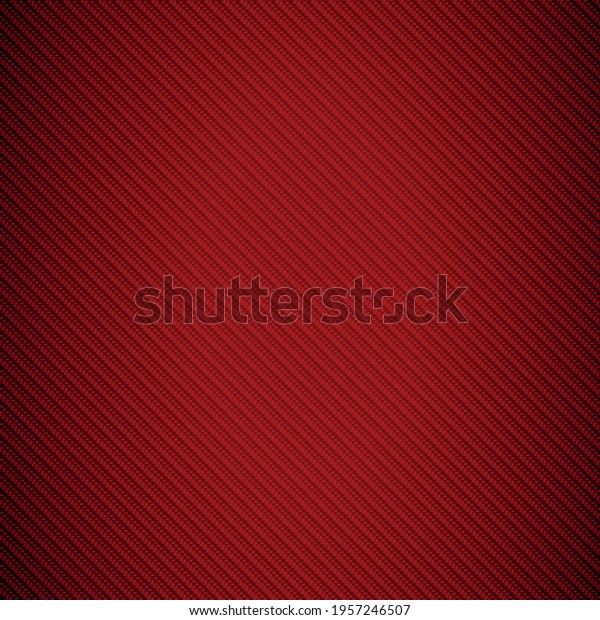 Realistic background texture of red carbon\
fiber - Vector\
illustration
