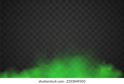 Realistic bad smell stink green cloud. Bad smell fog steam odor smoke vector gas illustration