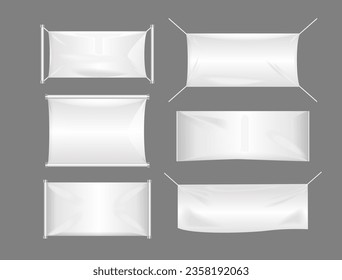 Realistic banner vector illustration. Eps 10