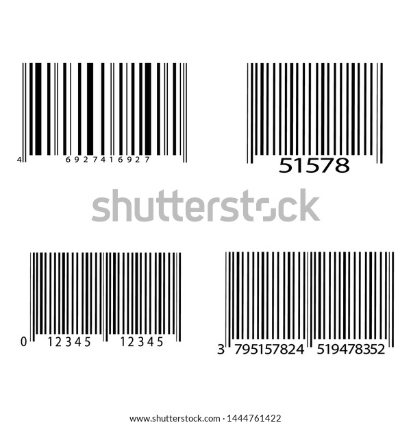 Realistic Bar Code Icon Modern Simple Stock Vector (royalty Free 