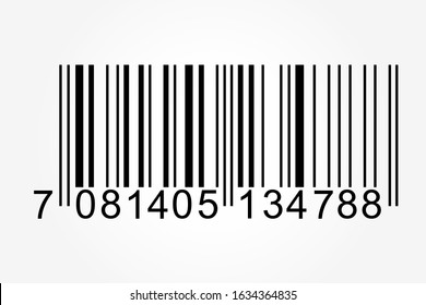 Realistic barcode icon. Barcode logo. Vector illustration.