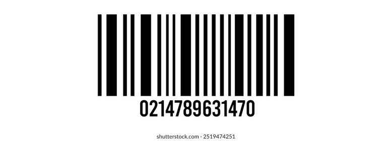 Realistic barcode icon. simple barcode icon vector illustration .