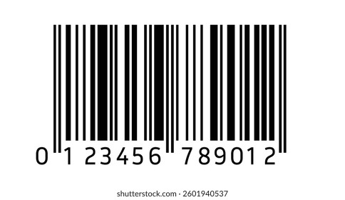 Realistic barcode. Barcode icon, barcode icon vector.	