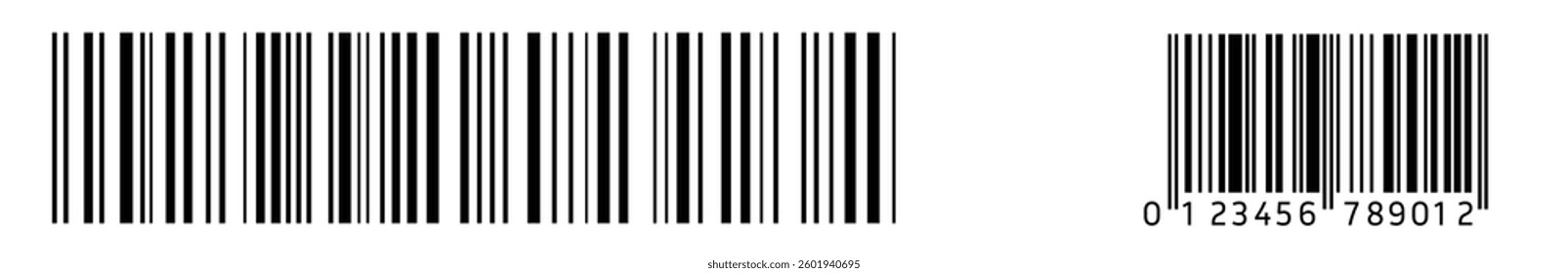 Realistic barcode. Barcode icon, barcode icon vector.	