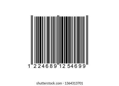 Realistic barcode icon. Barcode vector illustration